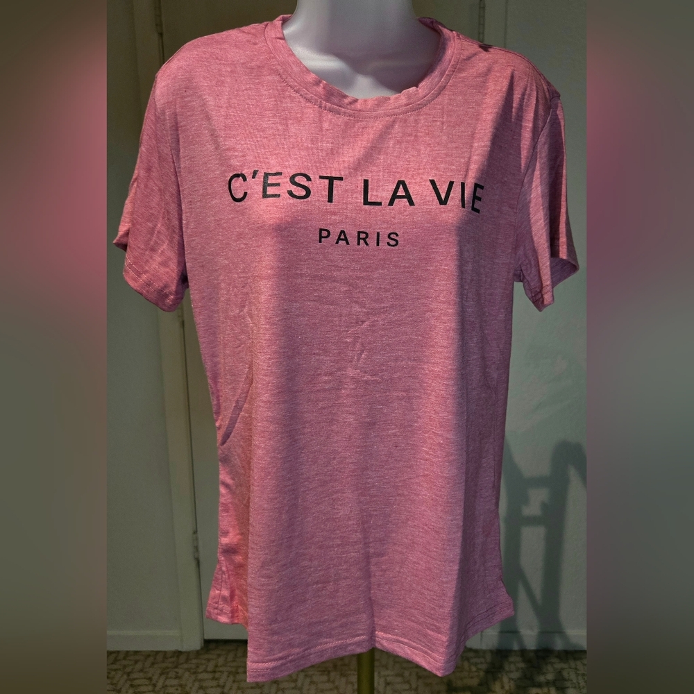 C'est La Vie Paris Graphic Tee NEW